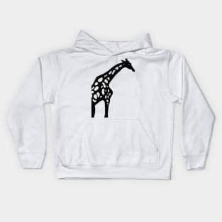 Girrafe Shadow Silhouette Anime Style Collection No. 158 Kids Hoodie
